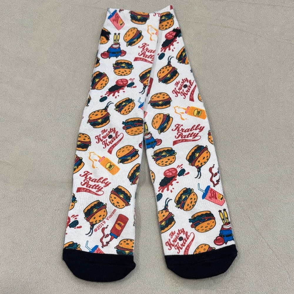 Odd Sox Krusty Krab Krabby Patty Socks